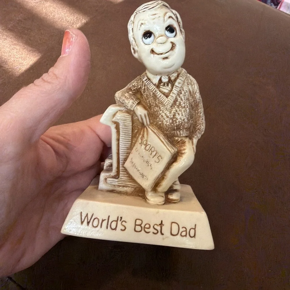 Vintage 1970's Wallace Berries Figure‎ Worlds Best Dad